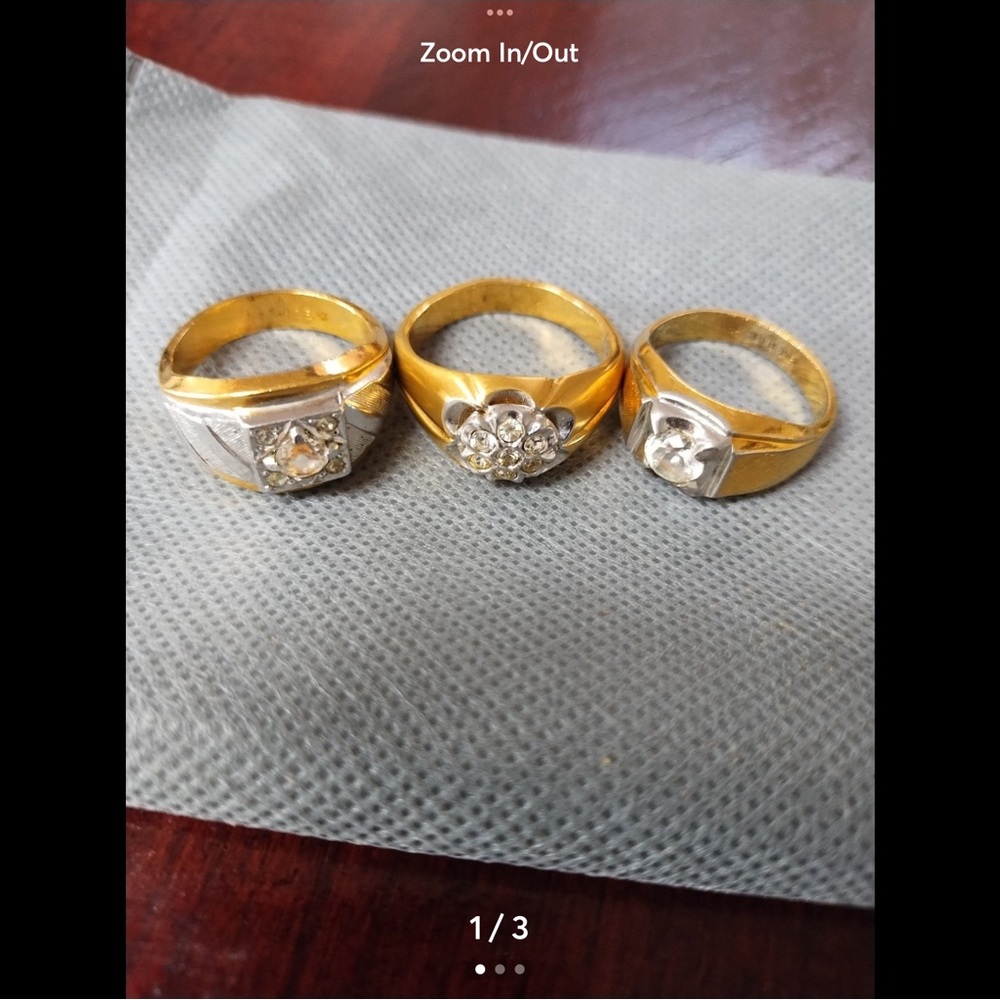 14K HGE Men’s Ring